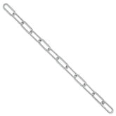 True Origin 14k White Gold 4 carat Lab Grown Diamond VS+ F+ 8 inch Link Bracelet with a 1 inch extension